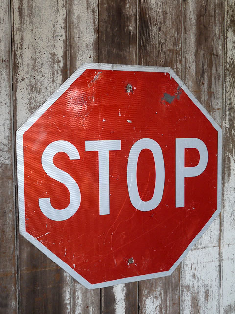 USA STOP看板