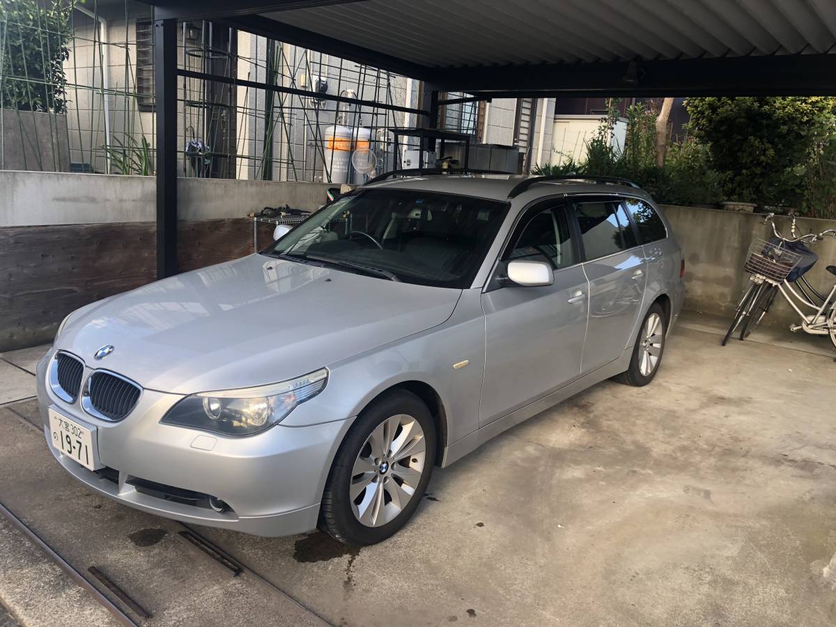 BMW E61 525i タイヤネット購入 持込タイヤ | オイル漏れ修理 525i 