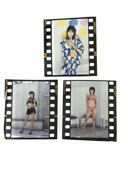 横山いづみ トレカ撮影ポジフィルム