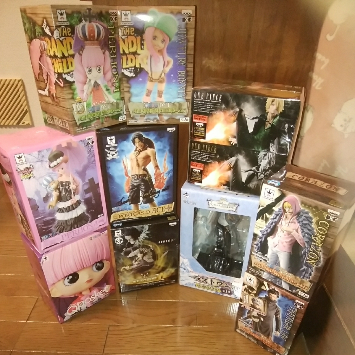 送料無料 同梱不可 訳あり 未開封 処分品11点 ワンピース ONE PIECE フィギュア DXF THE GRANDLINE 造形王 裏造形王 Qposket ラストワン 等