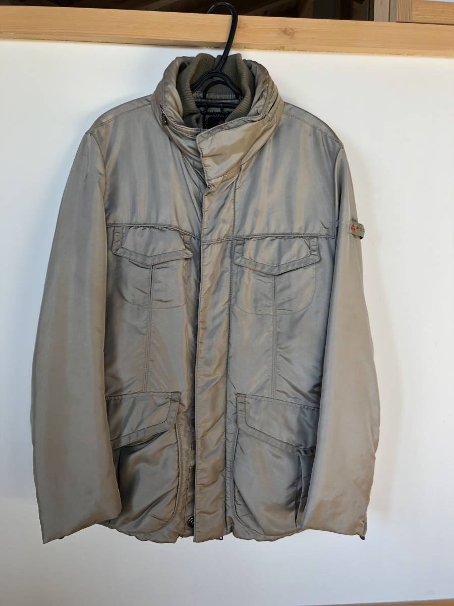 【PEUTEREY】ピューテリー／STRIPES ストライプス　中綿ジャケット size48／シャンパンゴールド　Ｍ６５　メンズ