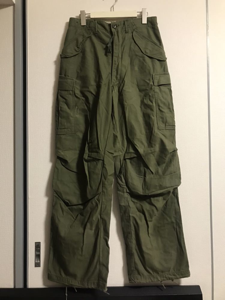 ★ 1970s★US ARMY M-65★ミリタリーカーゴ パンツ★S-LONG [PM-46]★ファティーグ★米軍★ARMY★フィールドパンツ★アメリカ軍