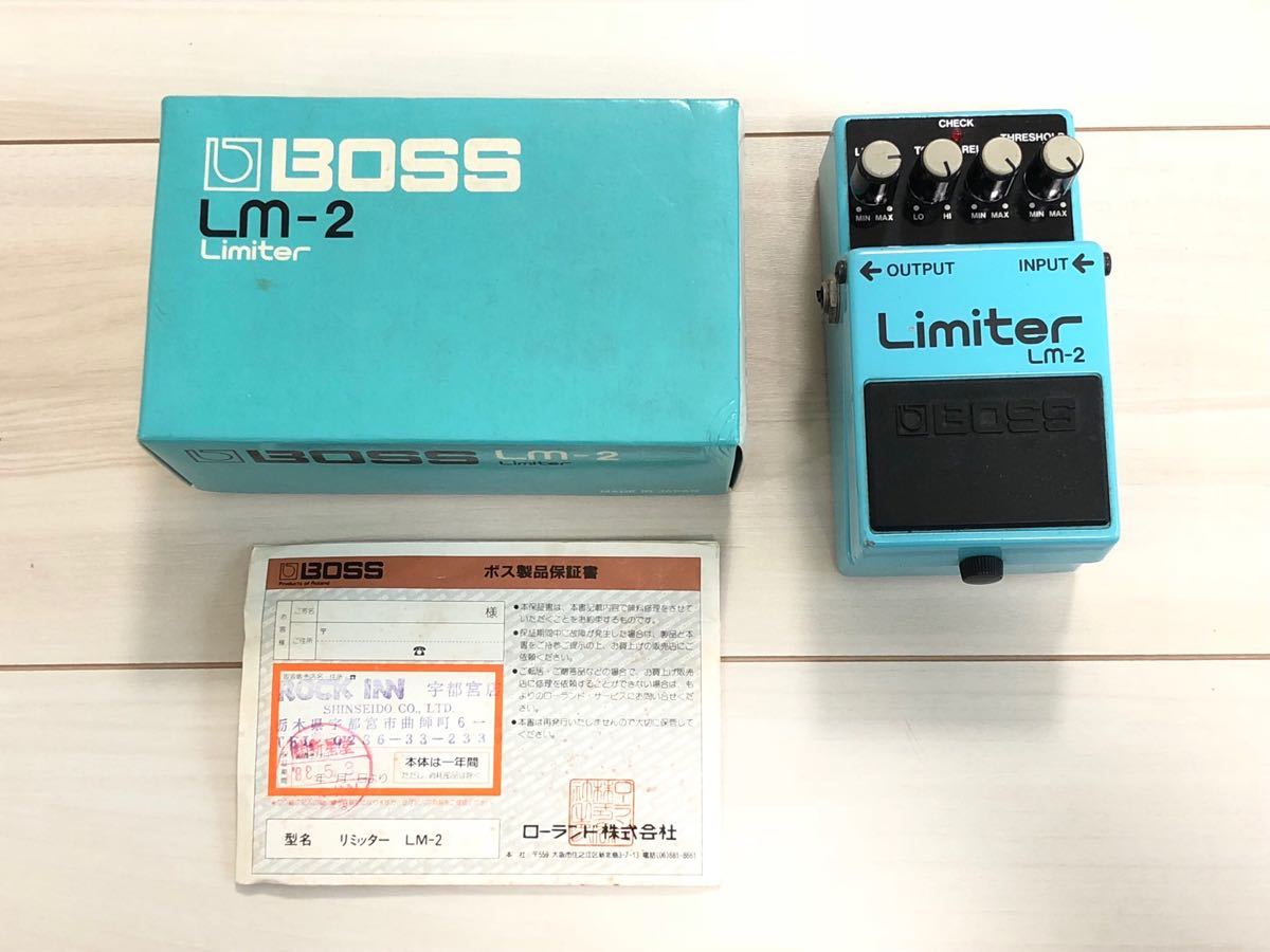 ☆BOSS ボス コンパクトエフェクター LM-2 リミッター Limiter 30年