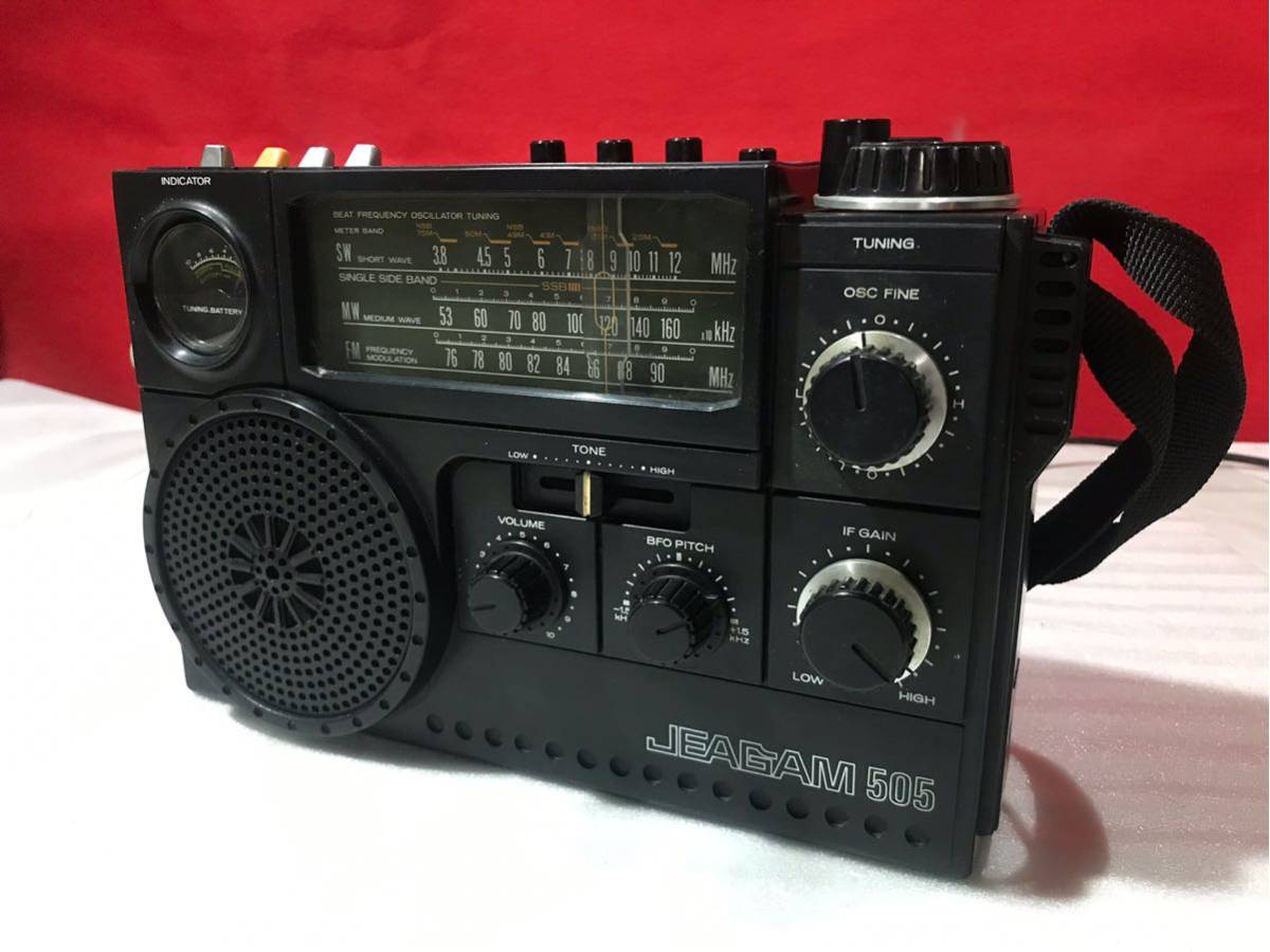 激レア JEAGAM TRANSISTOR RADIO/モデル JP-505 / JAGAM 505 /3BAND ラジオ /簡単 み 状態 ...