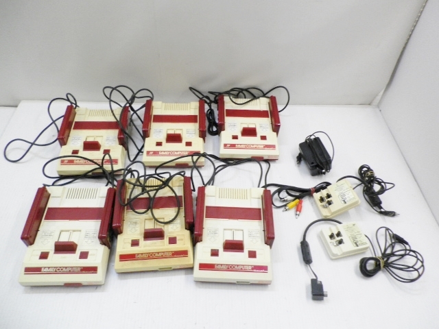 ステレオAVケーブル 3m C6734☆ファミコン本体のみ6台 ケーブル まとめ