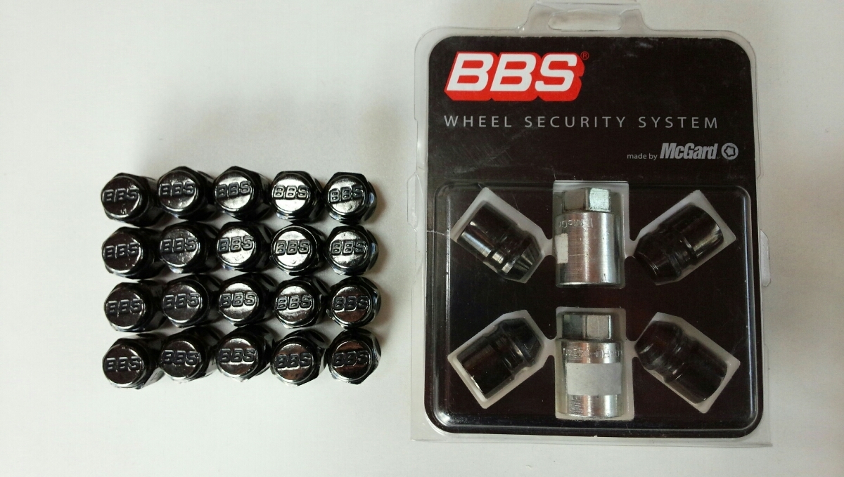 BBS ホイールロックナット （マックガード製） M12×P1.25 ブラック