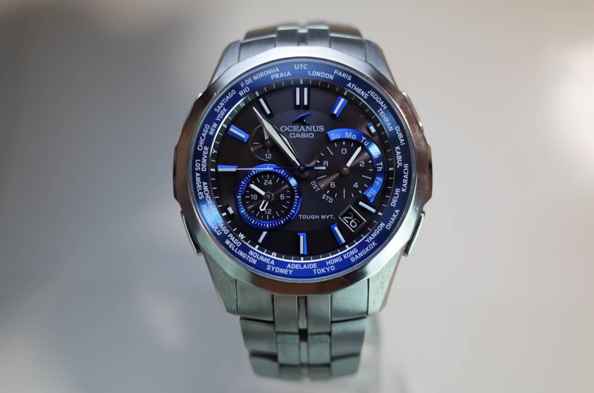 オシアナス マンタ カシオ Manta - ソーラー電波 Casio OCW-S1400 