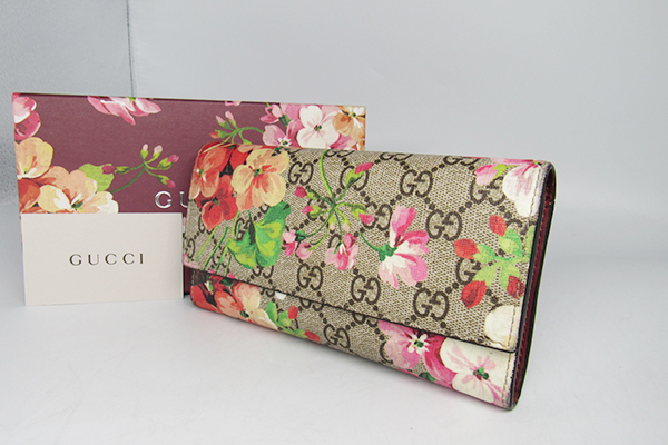 グッチ GUCCI - GGブルームス 財布 ブルームス コンチネンタル 二