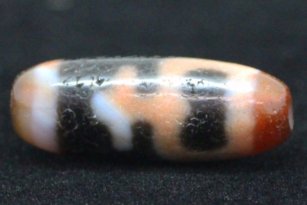 ★骨董・天珠館★「da363」至純朱砂宝瓶天珠 約2.9cm 富の蓄積 幸せな結婚 子孫繁栄 事業の成功_2