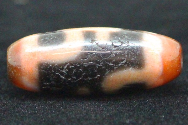 ★骨董・天珠館★「da363」至純朱砂宝瓶天珠 約2.9cm 富の蓄積 幸せな結婚 子孫繁栄 事業の成功_3