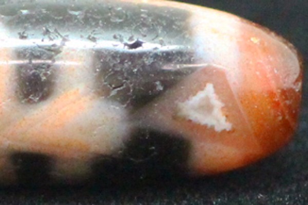 ★骨董・天珠館★「da363」至純朱砂宝瓶天珠 約2.9cm 富の蓄積 幸せな結婚 子孫繁栄 事業の成功_4