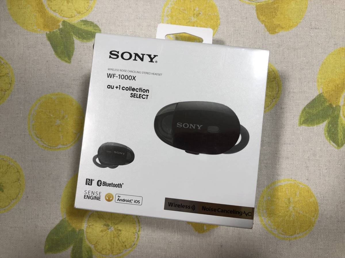 【爆買い，低価】 SONY ワイヤレスノイズキャンセリングヘッドホン WF-1000X ブラック(ソニー)｜売買されたオークション情報、yahooの商品情報をアーカイブ公開 - オークファン ソニー