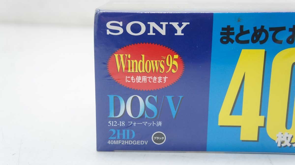SONY 3.5インチ 2HD フロッピーディスク 40枚 40MF2HDGEDV DOS/V対応
