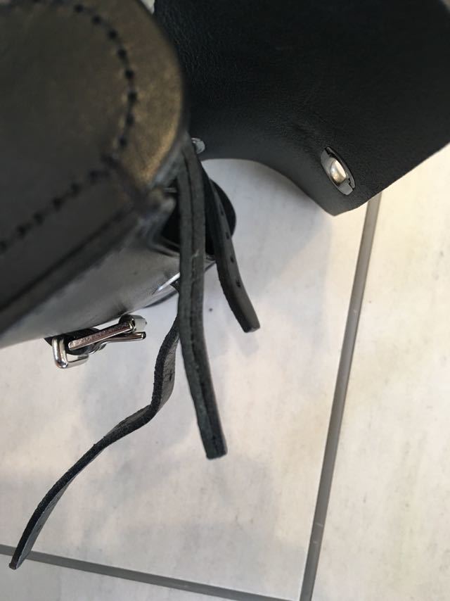 【中古品】BROOKS サドルバッグ ツールバッグ CHALLENGE チャレンジ 革 黒 ブラック 最大7000円クーポン(16日2時まで)CHALLENGE TOOL BAG