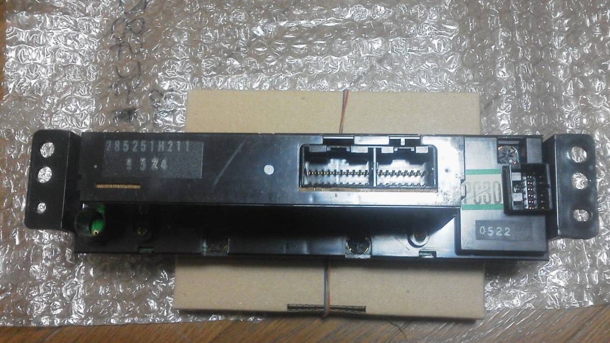 Y31 セドリック グロリア 動作確認済み OH済み エアコンパネル オート