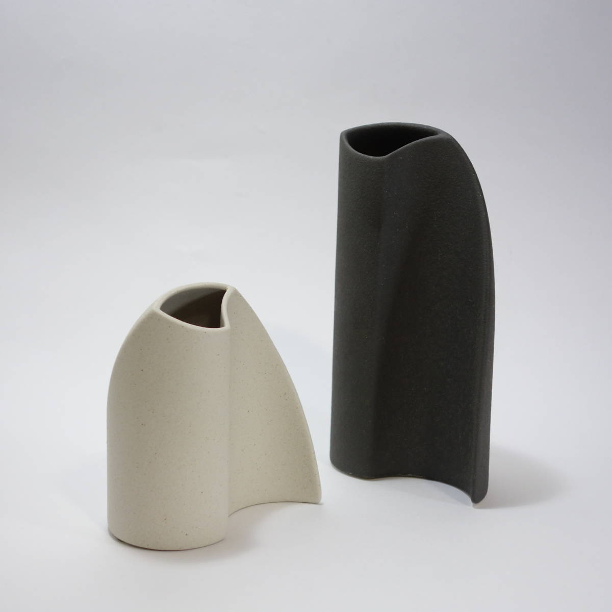 ビンテージ/Lineasette/リネアセッテ/イタリア製/セラミック/陶器/オブジェ/花器/花瓶/ミッドセンチュリー/モダンデザイン/