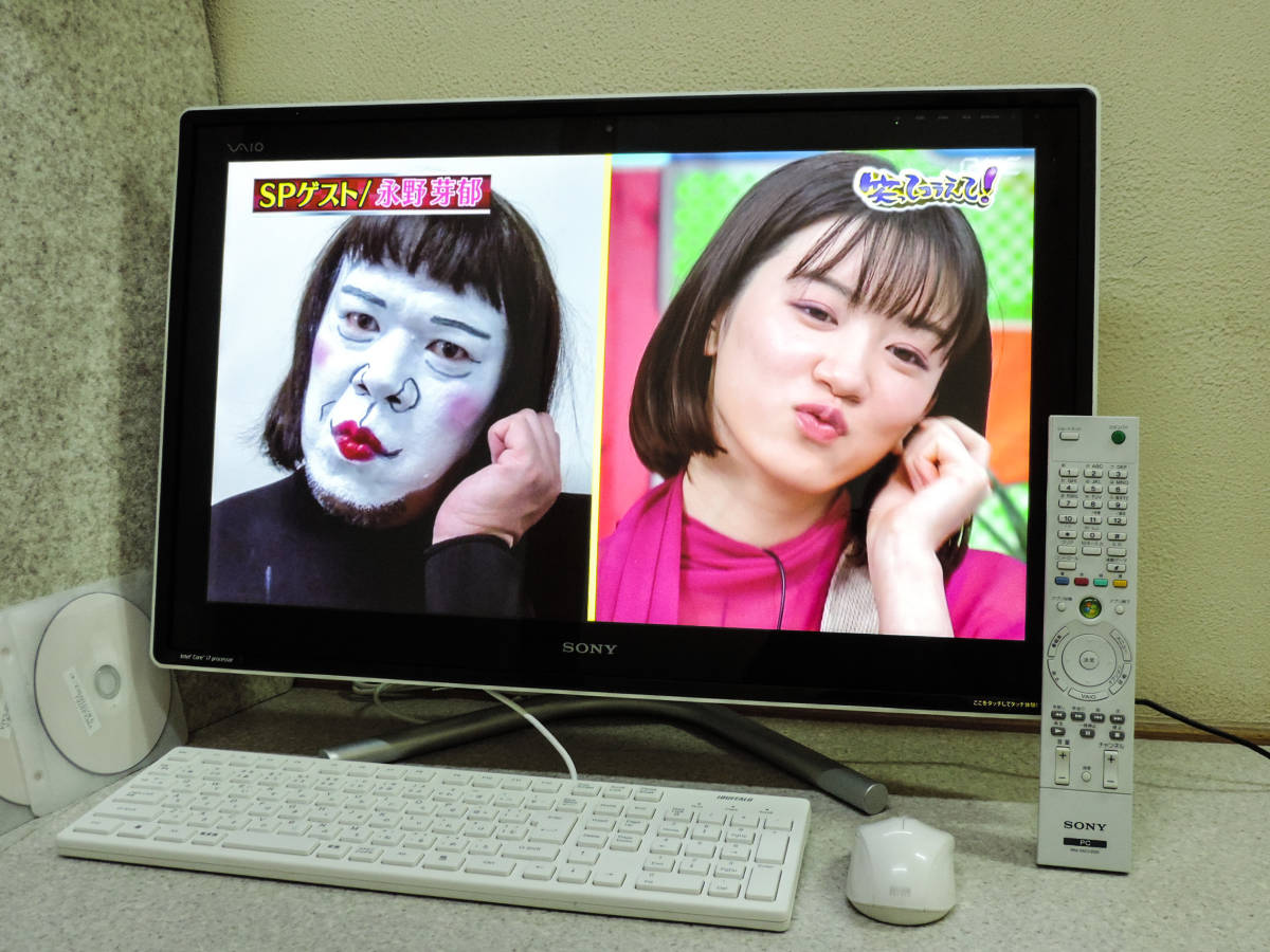 高性能Core-i7/快速SSD/24型タッチ大画面/スグつくTV&3波地