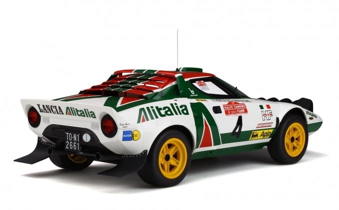1:12 otto ランチア ストラトス HF サンレモラリー 1976 優勝 Alitalia