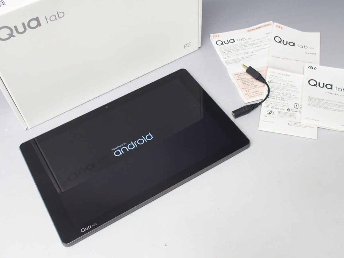 Qua tab PZ LGT32SLA NAVY au 制限○ アンドロイドタブレット：352544080469100 m001_1