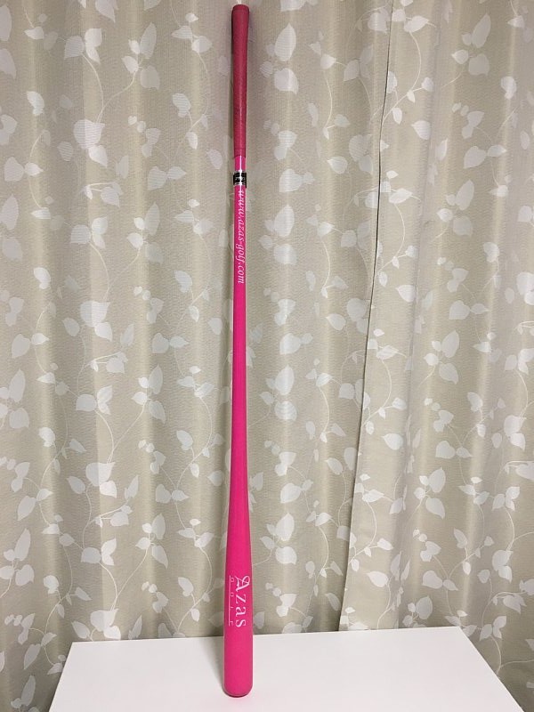 ■ Azas Golf アザスゴルフ SEV ドライバット ホワイト×ピンク 全長115cm 練習