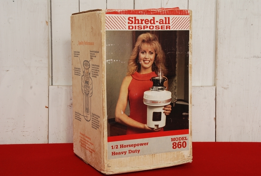 【アナハイム/生ゴミ粉砕機/ディスポーザー/Shred-all/860/ジャンク品・部品取】キッチン流し台