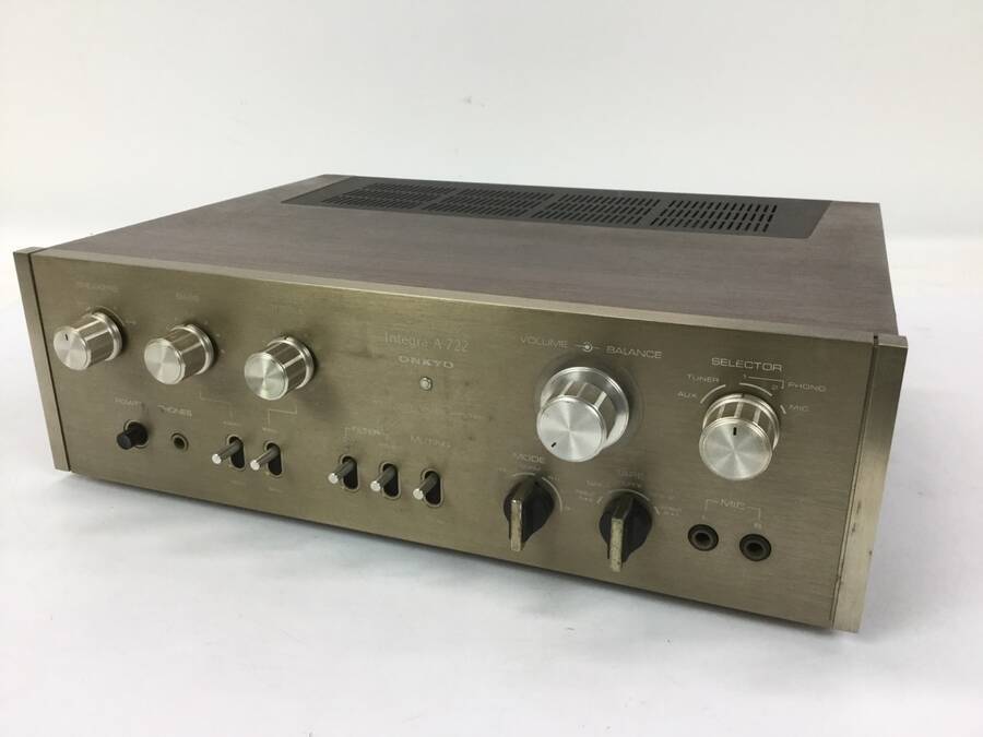 希少・名機ONKYO Integra A-722 プリメインアンプ 希少・名機ONKYO