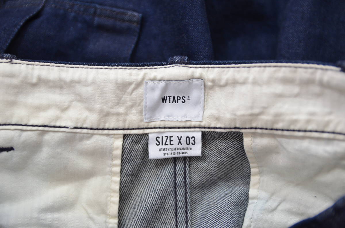 17AW WTAPS ダブルタップス CARGO 02 デニム カーゴ パンツ L Y-254090 