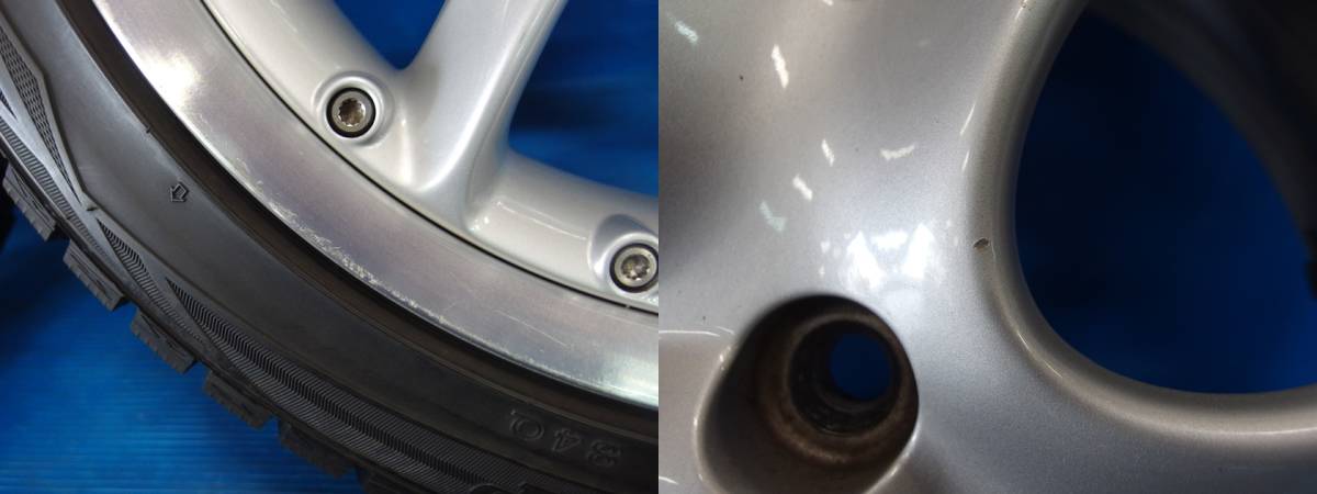 SMF201Eg　205/45R17　ダンロップ　ウィンターマックス01　&　17×7j　in48　4H 100　MINI純正アルミ