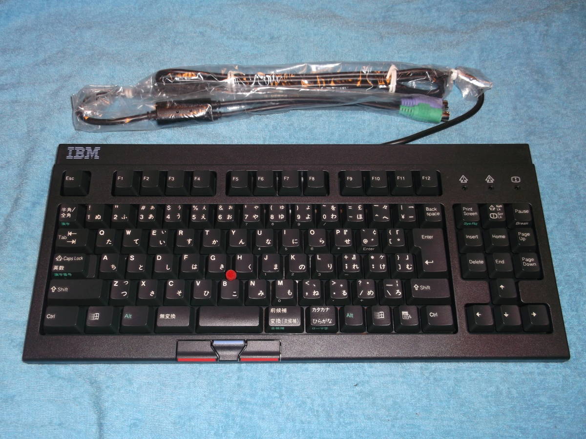 開封未使用】IBM Space Saver Keyboard Ⅱ RT3200 PS/2 テンキーレス