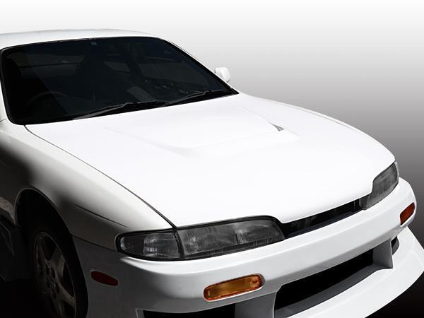 新品 S14 14 シルビア 前期 ボンネット センターダクト デザイン 安心のFRP製 期間限定特価 エアロフロ #c
