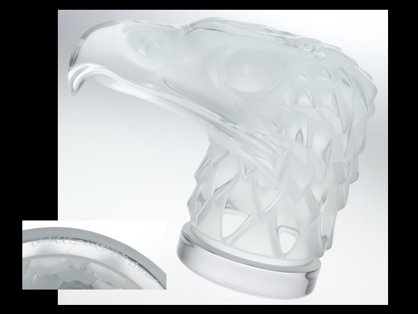 Lalique Golden sculpture – Eagle North America ラリックが見せる