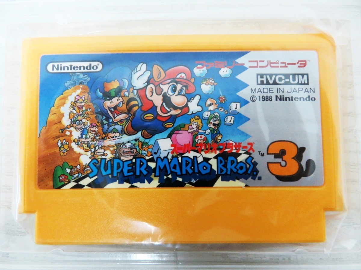 a158◆未使用 任天堂 Nintendo FC ファミリーコンピューター スーパーマリオブラザーズ3 ゲームソフト◆3