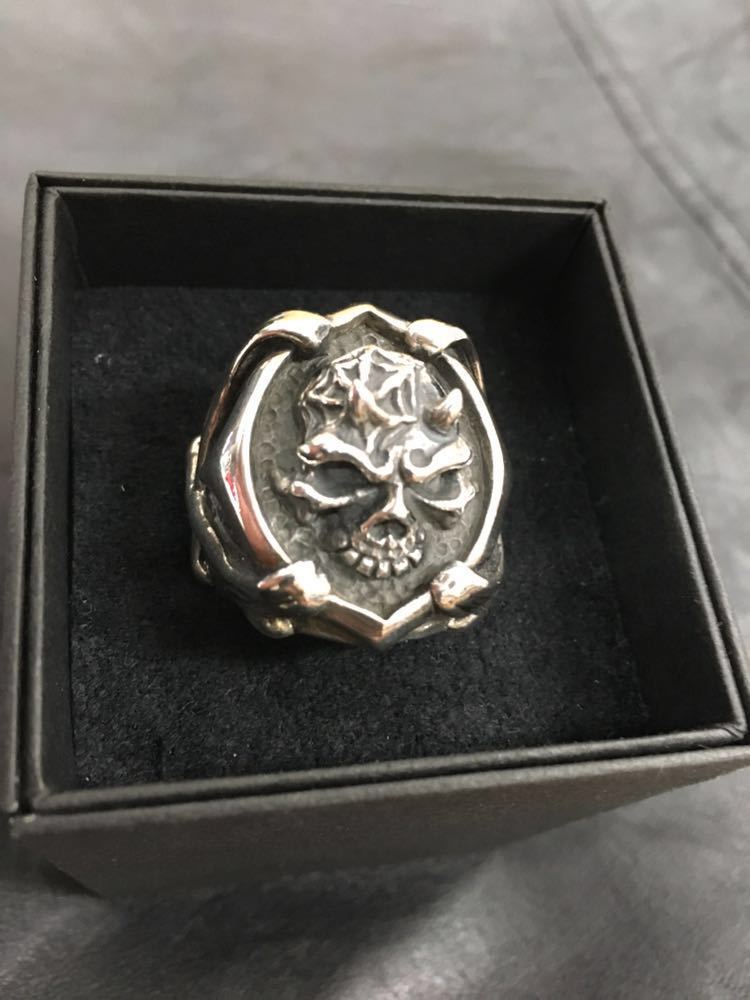お買い得，新作 銀製 シルバー925 クロスボーン 鬼 スカル リング 22号 指輪 #22 スカル ドクロ 骸骨(22号～)｜売買されたオークション情報、yahooの商品情報をアーカイブ公開 - オークファン 22号～