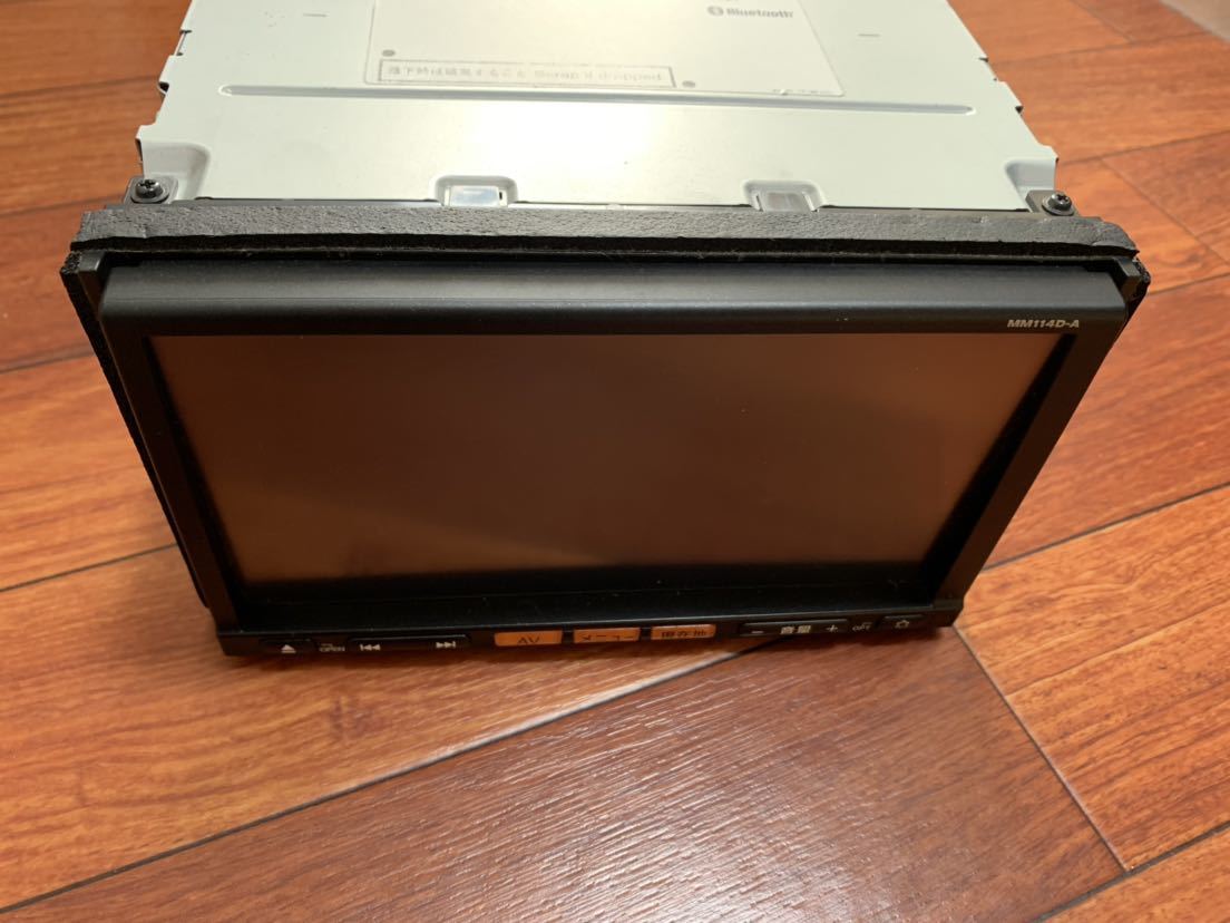 作動ok 日産純正SDメモリーナビ MM114D-A 地図データ2014年 Bluetooth