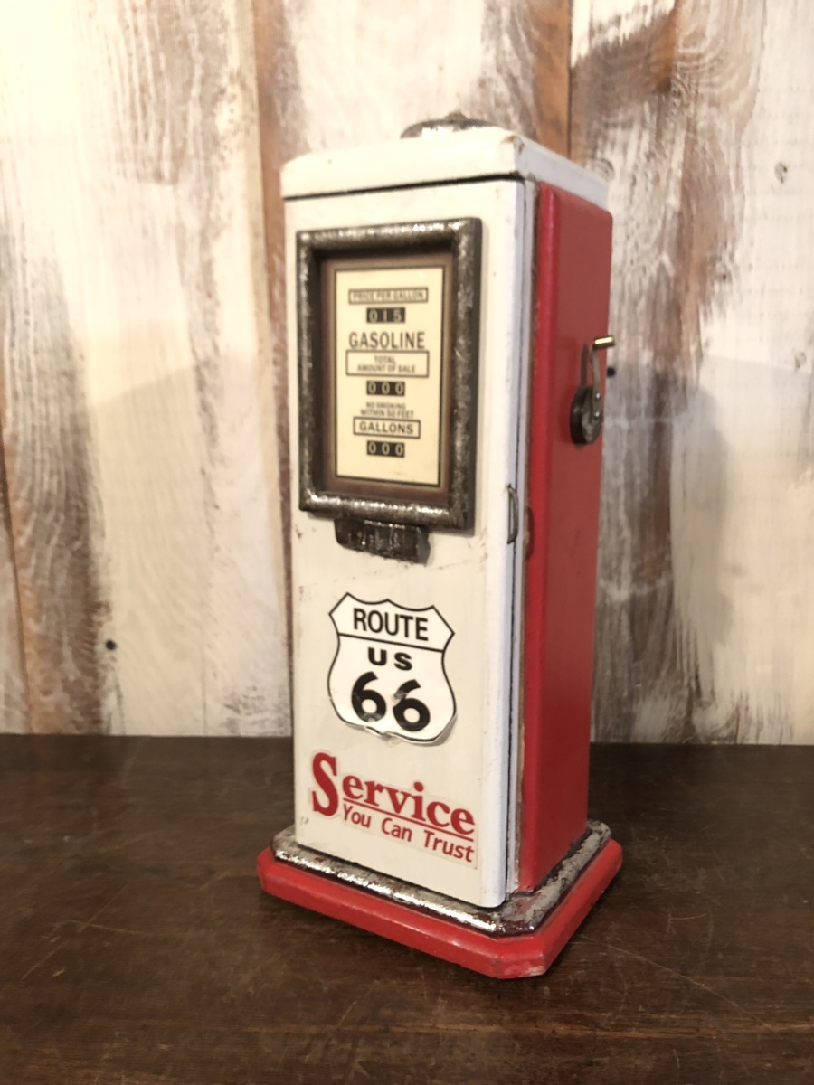 2027 アメリカ ビンテージ ガソリンスタンド 木製 ウッド ROUTE66