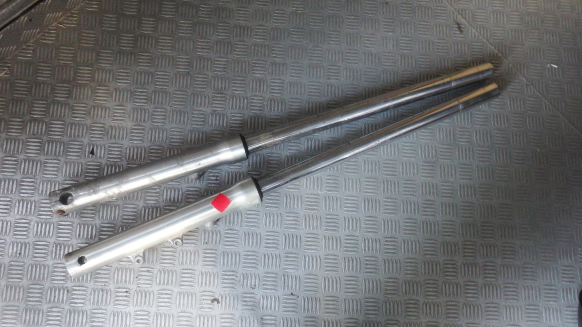 スティード400☆10cmフォーク延長キット付きフロントフォーク SR400