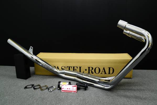 ワルツ 機械 マフラー ゼファー400メッキ 無/パステルロード Z400FX