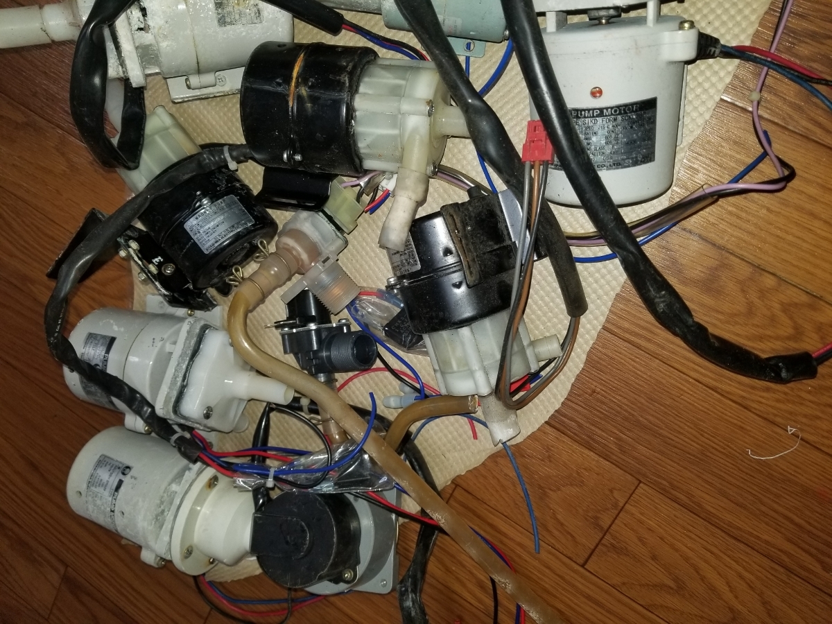 生活家電 ホシザキ製氷機 ポンプモーター 2個まとめて 動作未確認