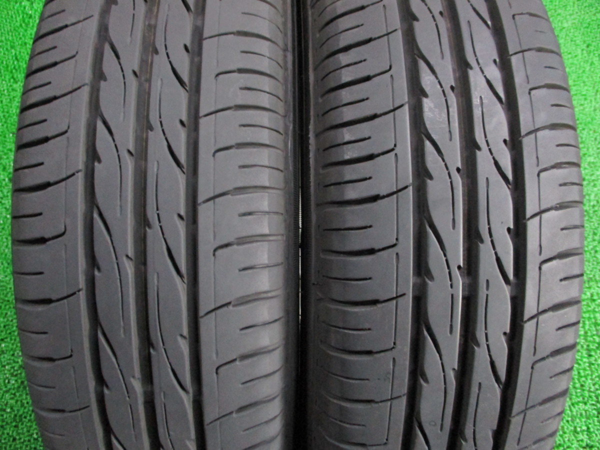 SZ237【送料無料】155/65R13 超溝高 8.5~9分山 夏タイヤ ENASAVE EC203 17年製 アルミ付 4本 A-TECH Green Tech 美品 ♪ 激安 ライフ eK 等