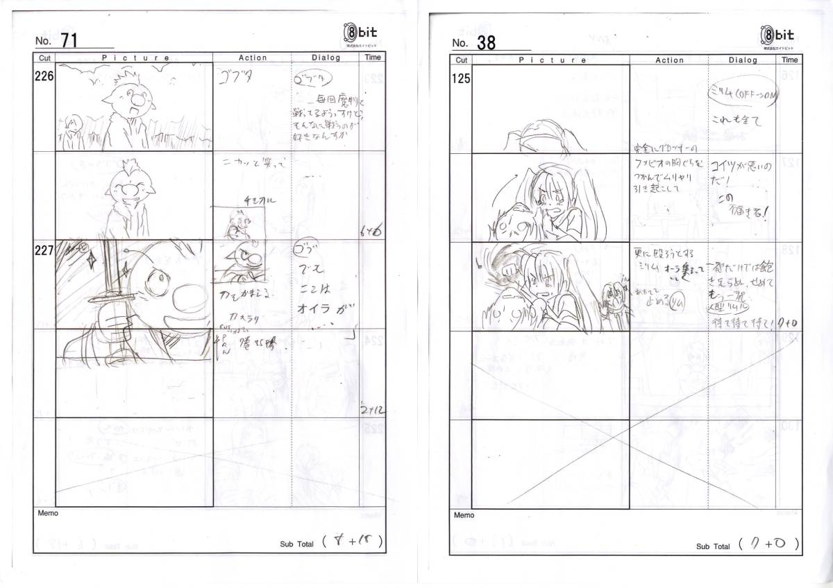 転生したらスライムだった件　＃17絵コンテ 　 設定資料
