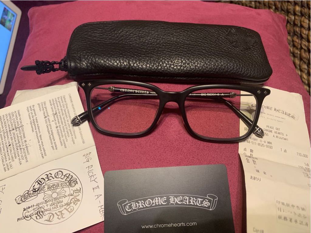 Chrome Heart Ricky's 正規CHROME HEARTS BIG RICKY II-A クロムハーツ メガネ眼鏡(服飾小物)|売買されたオークション情報、yahooの ...