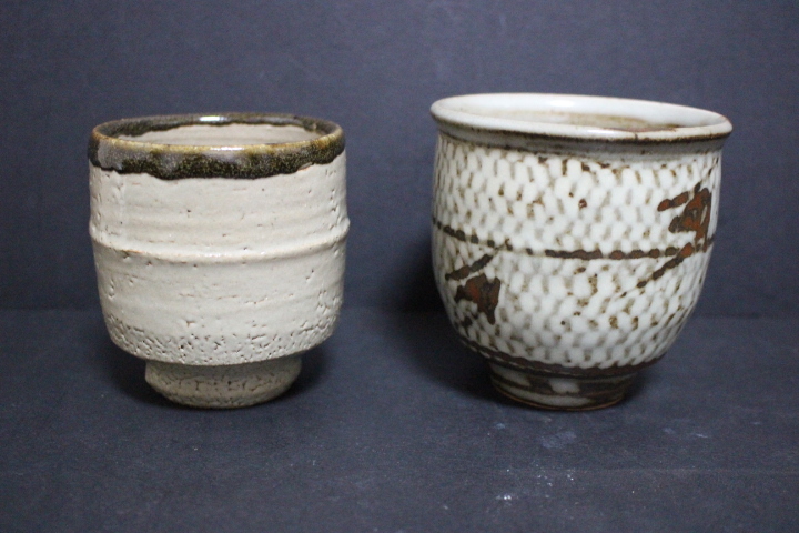 陶芸家 人間国宝 濱田庄司 浜田庄司 ？ 鉄釉 文打 水指 茶道具 箱なし