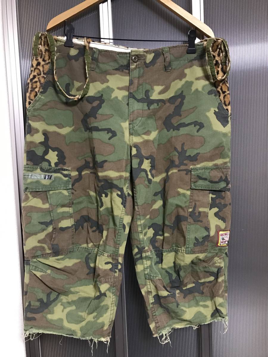 【限定セール，人気セール】 WTAPS ダブルタップス JUNGLE CHOPPED SHORTS CAMO レオパード ジャングルチョップドショートパンツ size L(ボトムス)｜売買されたオークション情報、yahooの商品情報をアーカイブ公開 - オークファン ボトムス