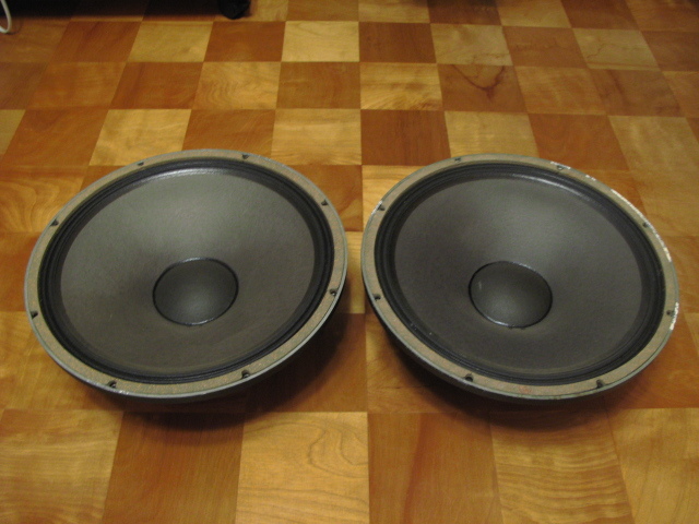 JBL 130Aペア38cmウーハーユニット美品 JBL 130A 38㎝ 15インチ ウーハー 希少美品 JBL 130A | Pair Woofer