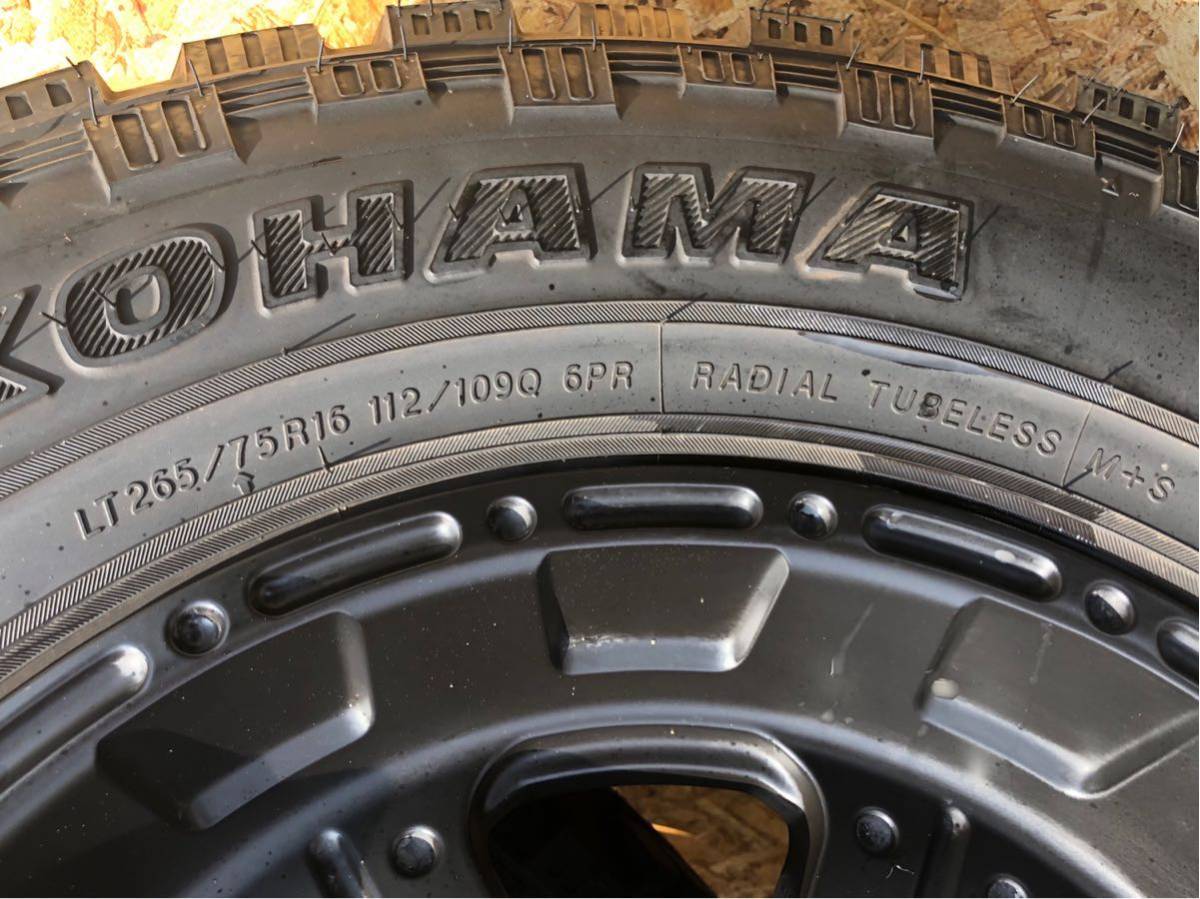 タイヤ ホイール 265 75 16 ヨコハマ ジオランダー MT プロコンプ7089 サーフ プラド_3