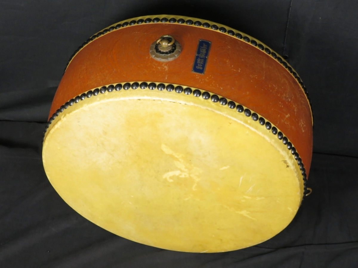 和太鼓 和楽器 平太鼓 鳥居台付き 約45cm 上鳴保証品 打楽器