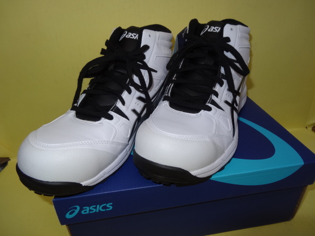 asics 安全靴 CP105 ホワイト/ブラック 25.5㎝ 限定品 アシックス CP105 ハイカット安全靴 白 25，5㎝ 特別