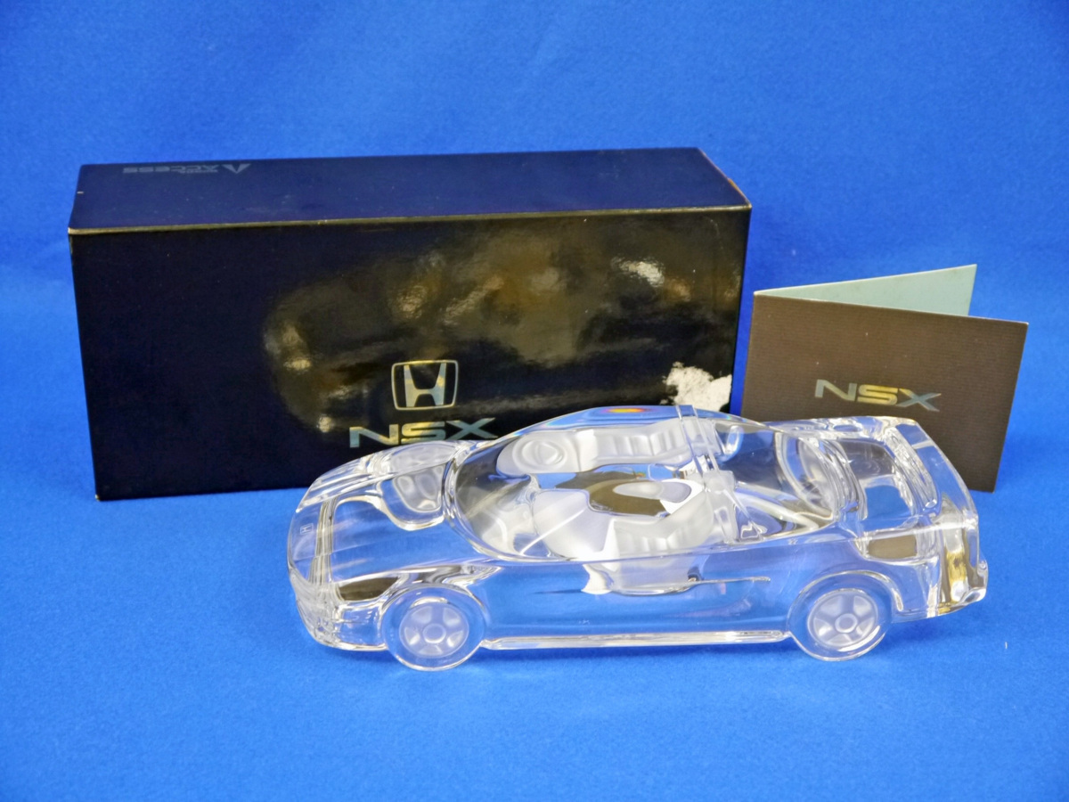 NSX ACCESS アクセス クリスタルガラス 希少・極美品HONDA 限定 Honda