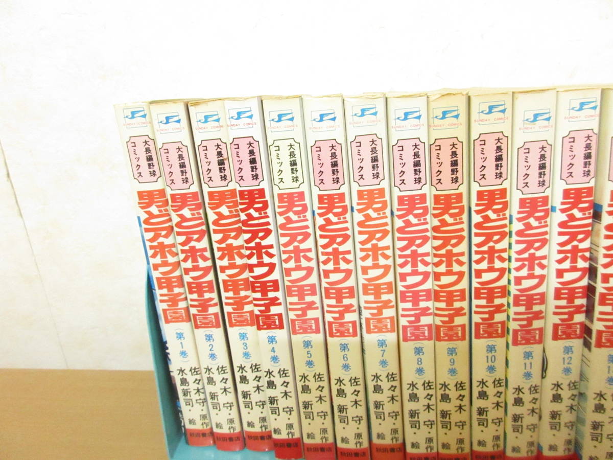 男どアホウ甲子園 水島新司 全28巻 ⁄ : 全巻セット 男どアホウ甲子園