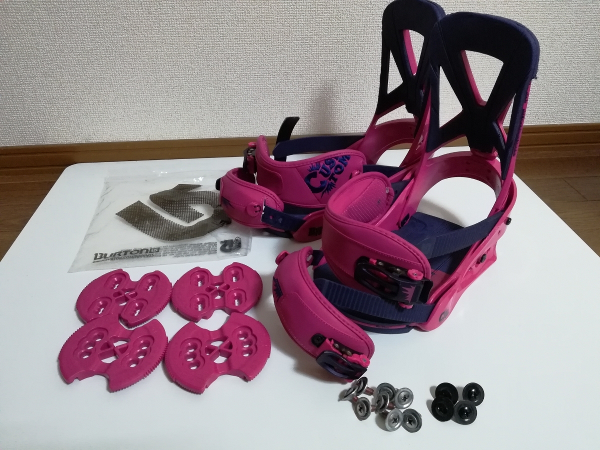 中古】スノボビンディング 薄 Burton Custom RE:FLEX Mサイズ 